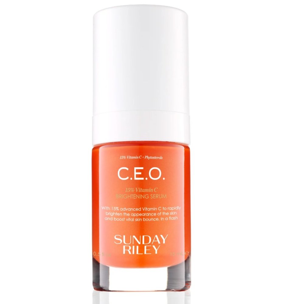 2023 NEW IN BOX SUNDAY RILEY C.E.O. 15% Vitamin C Brightening Serum 0.5 oz